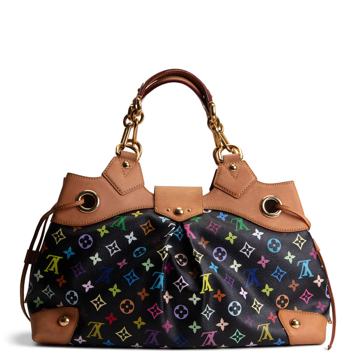 LOUIS VUITTON Monogram Multicolore Ursula Shoulder Bag - Black