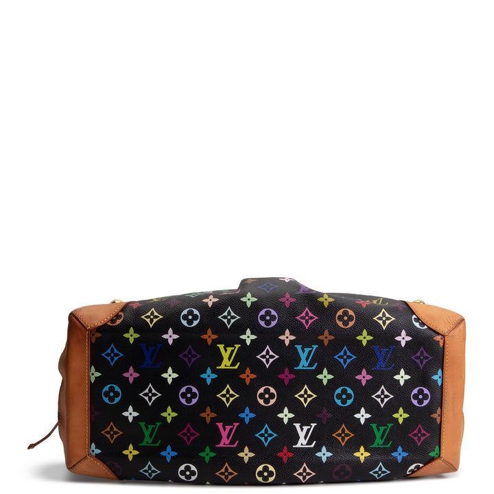 LOUIS VUITTON Monogram Multicolore Ursula Shoulder Bag - Black