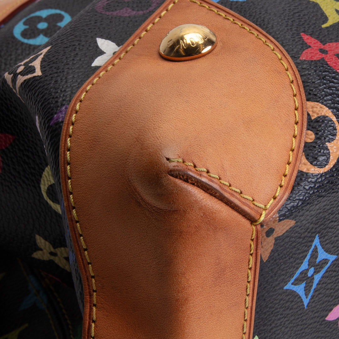 LOUIS VUITTON Monogram Multicolore Ursula Shoulder Bag - Black