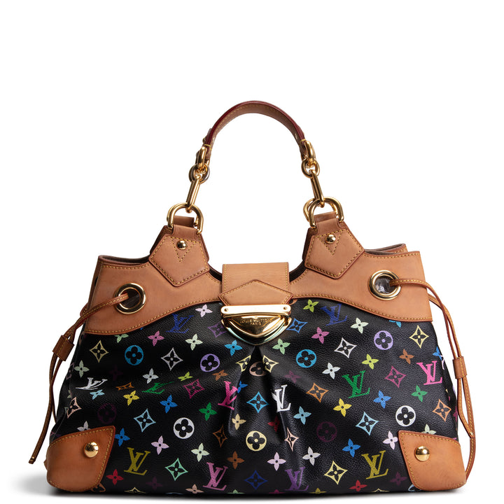 LOUIS VUITTON Monogram Multicolore Ursula Shoulder Bag - Black
