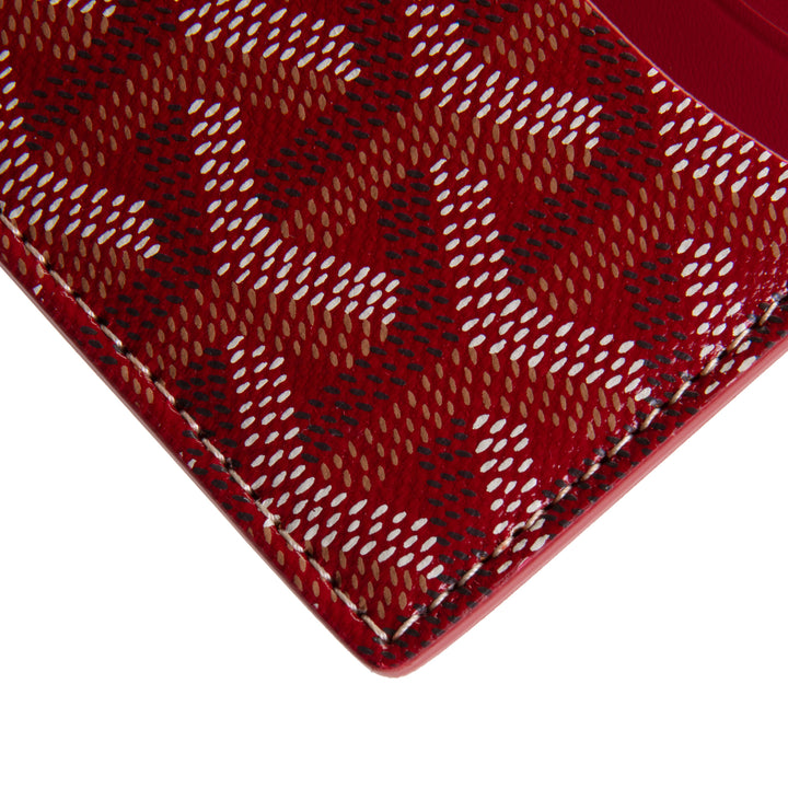 GOYARD Goyardine Sulpice Card Holder - Red