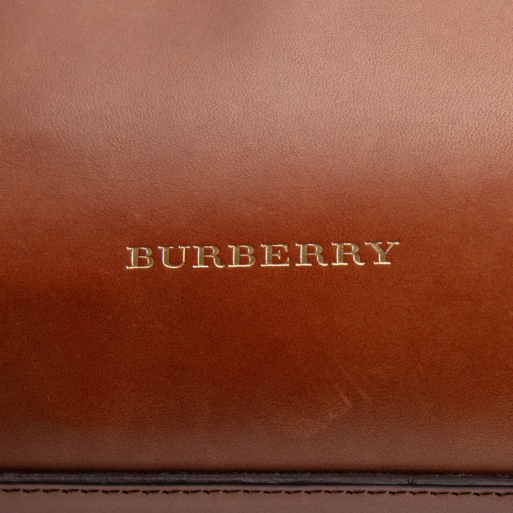 BURBERRY House Check Bowling Bag