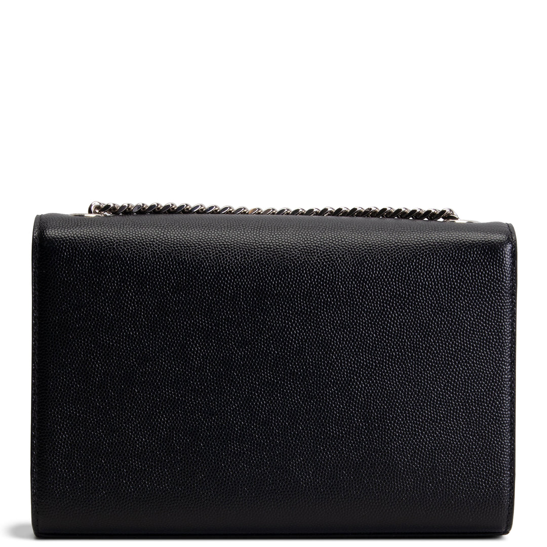 SAINT LAURENT Grain de Poudre Small Kate Shoulder Bag - Black