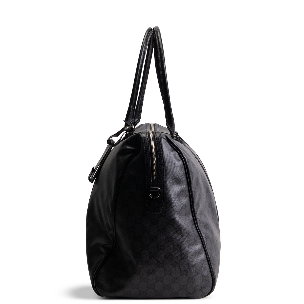 GUCCI GG Supreme "Essence Classic" Large Duffle Bag - Black