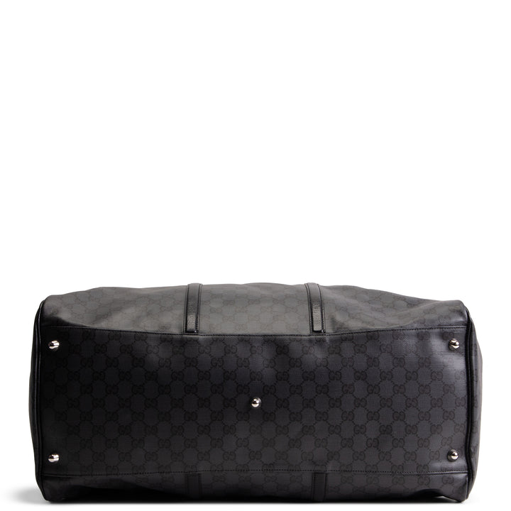 GUCCI GG Supreme "Essence Classic" Large Duffle Bag - Black
