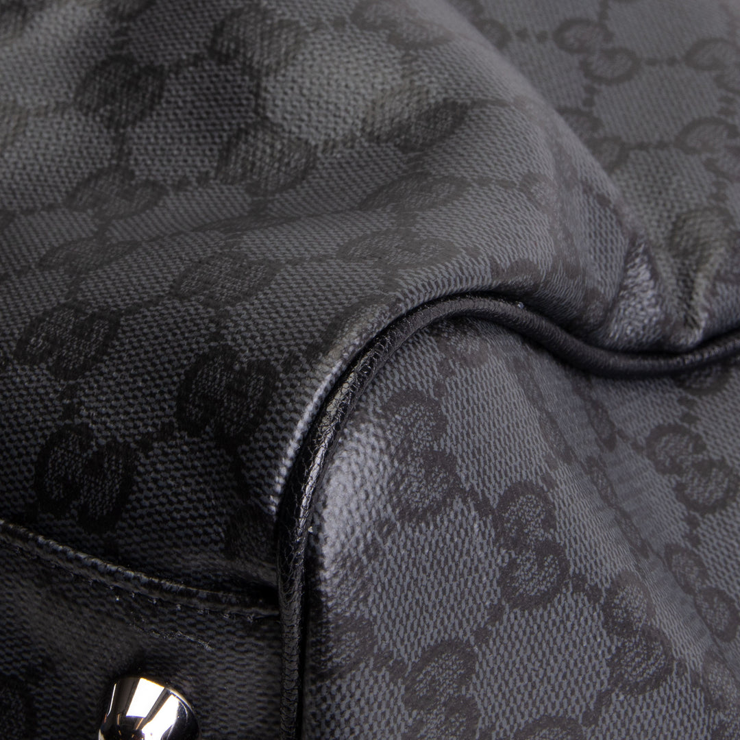 GUCCI GG Supreme "Essence Classic" Large Duffle Bag - Black