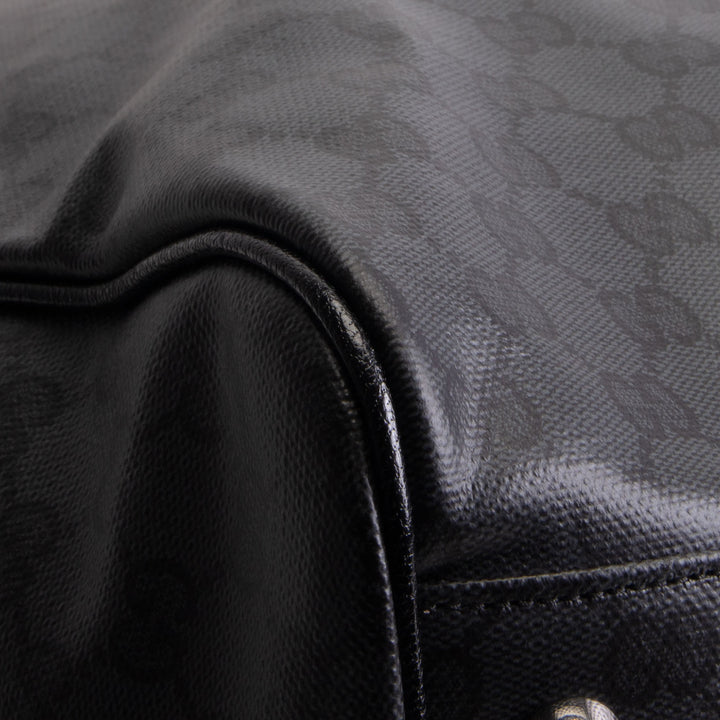 GUCCI GG Supreme "Essence Classic" Large Duffle Bag - Black