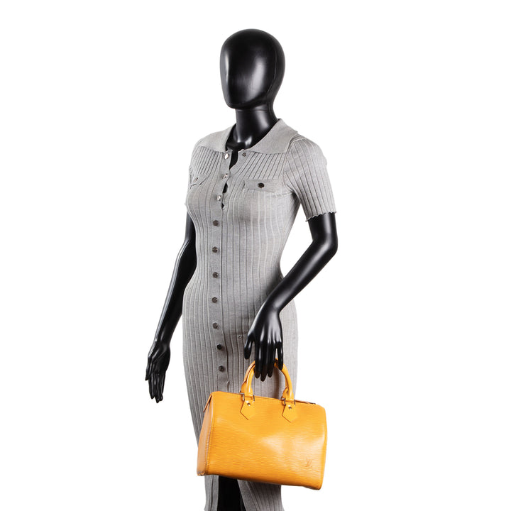 LOUIS VUITTON Vintage Epi Speedy 25 - Mustard Yellow