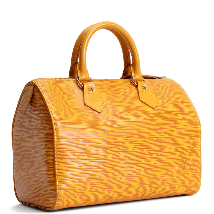 LOUIS VUITTON Vintage Epi Speedy 25 - Mustard Yellow