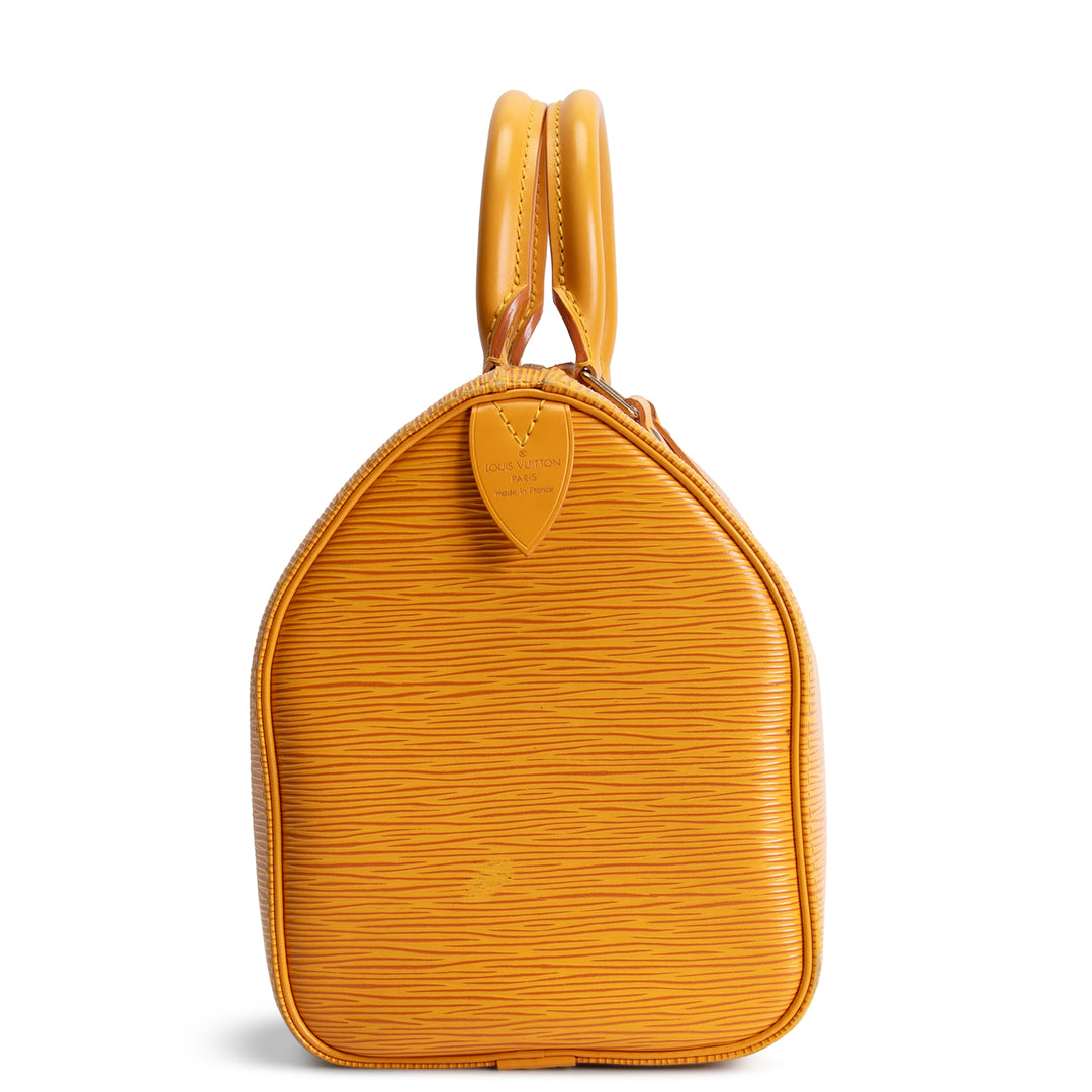 LOUIS VUITTON Vintage Epi Speedy 25 - Mustard Yellow
