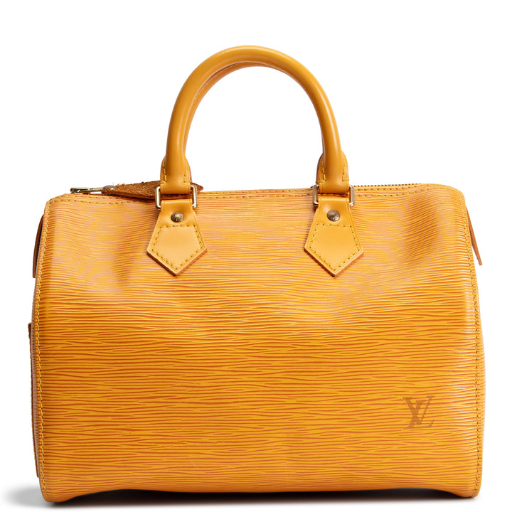 LOUIS VUITTON Vintage Epi Speedy 25 - Mustard Yellow