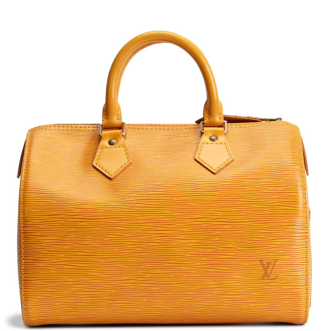 LOUIS VUITTON Vintage Epi Speedy 25 - Mustard Yellow