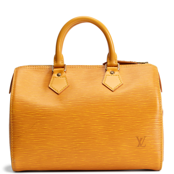 LOUIS VUITTON Vintage Epi Speedy 25 - Mustard Yellow