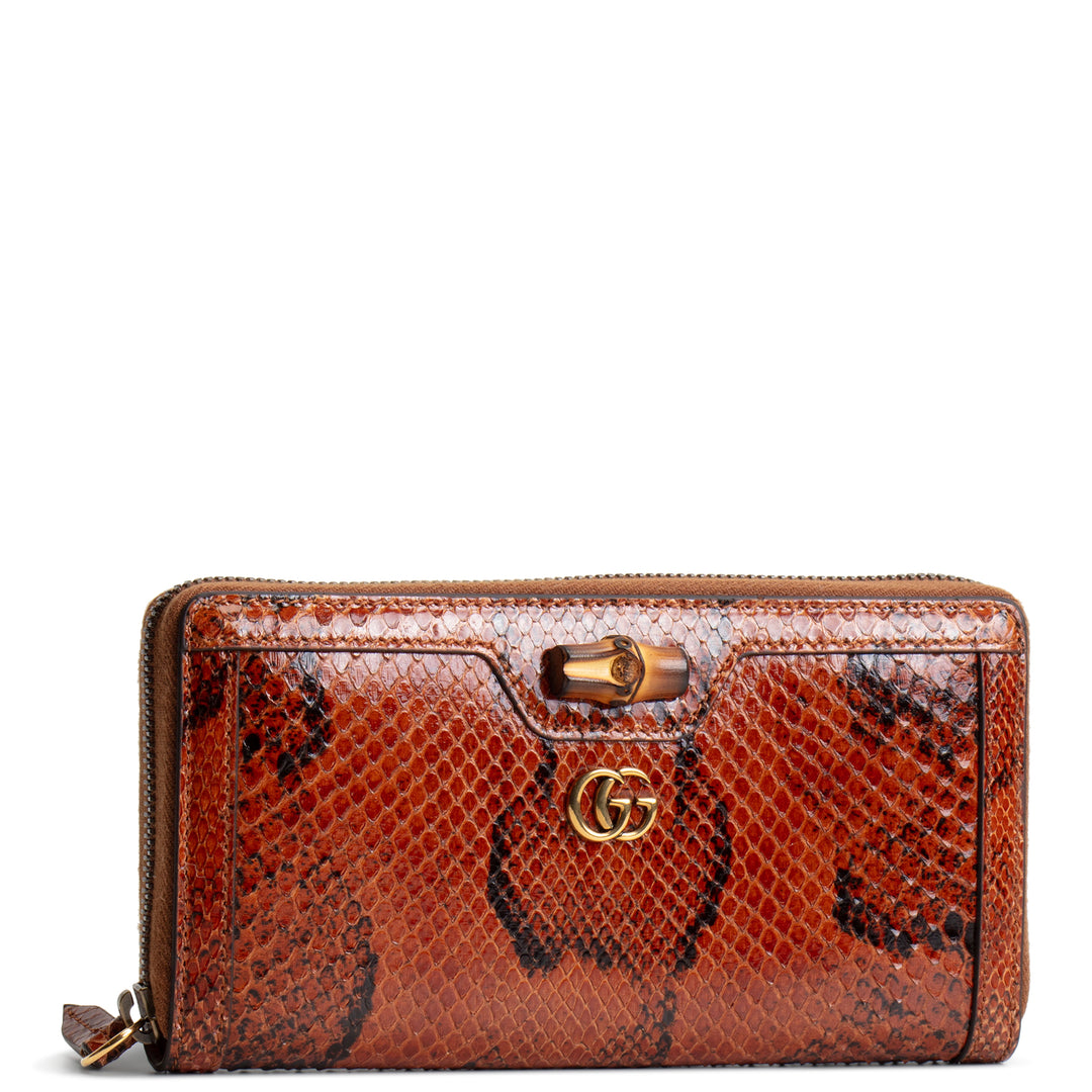 GUCCI Python Diana Bamboo Wallet