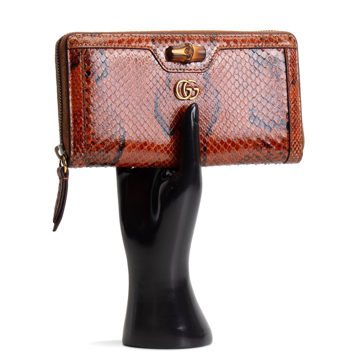 GUCCI Python Diana Bamboo Wallet