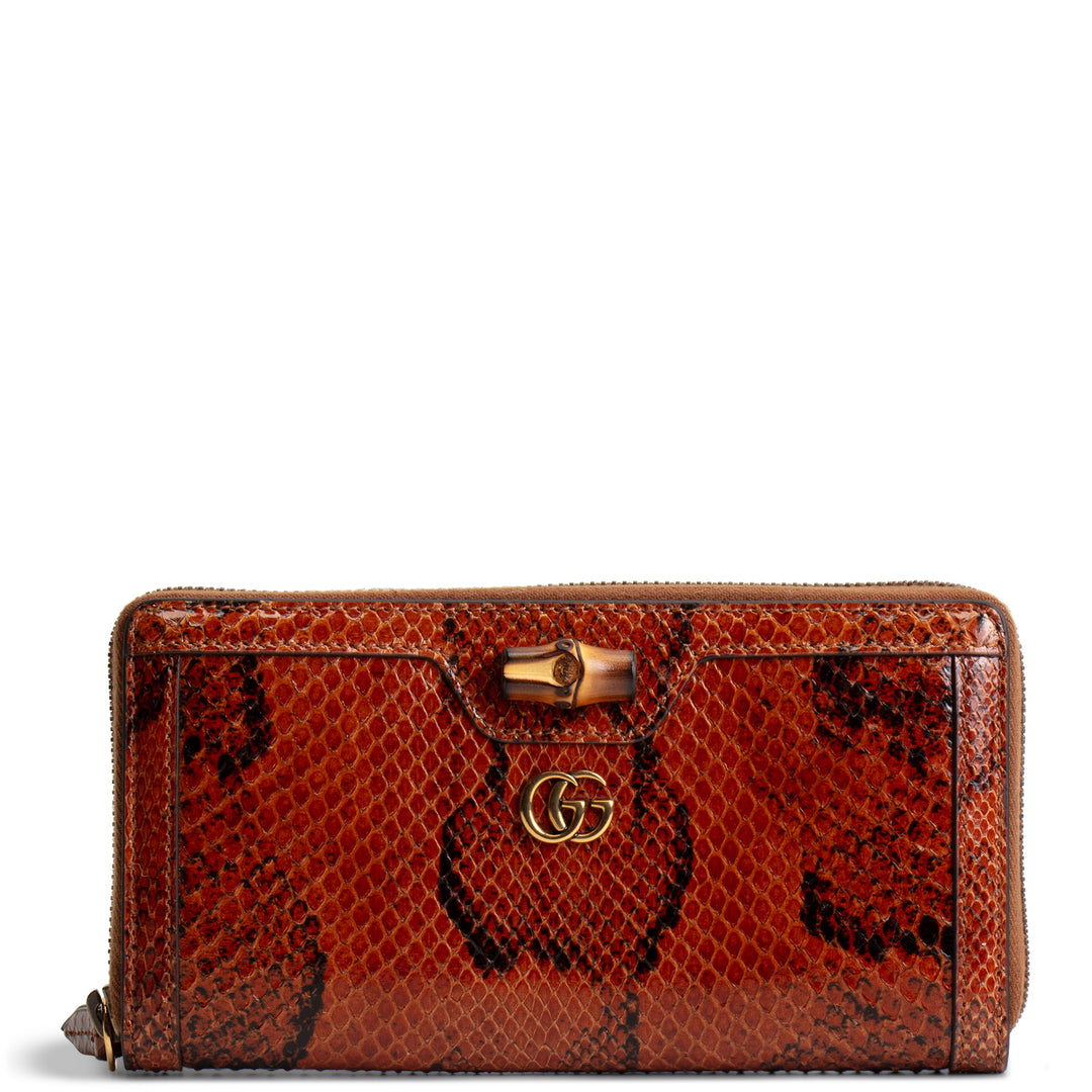 GUCCI Python Diana Bamboo Wallet