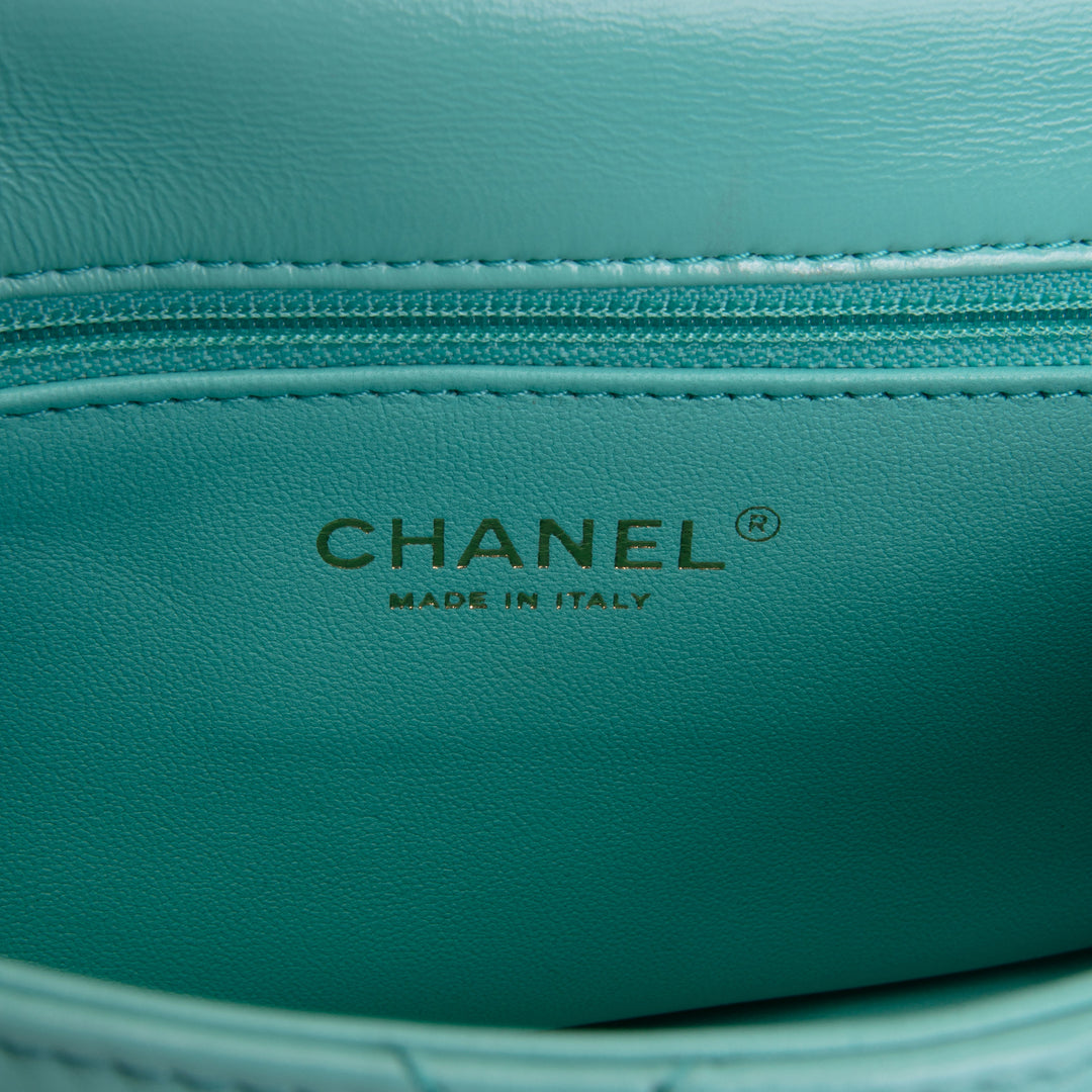 CHANEL Coco Trip Top Handle Flap Bag