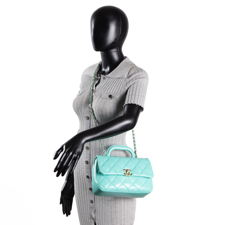 CHANEL Coco Trip Top Handle Flap Bag