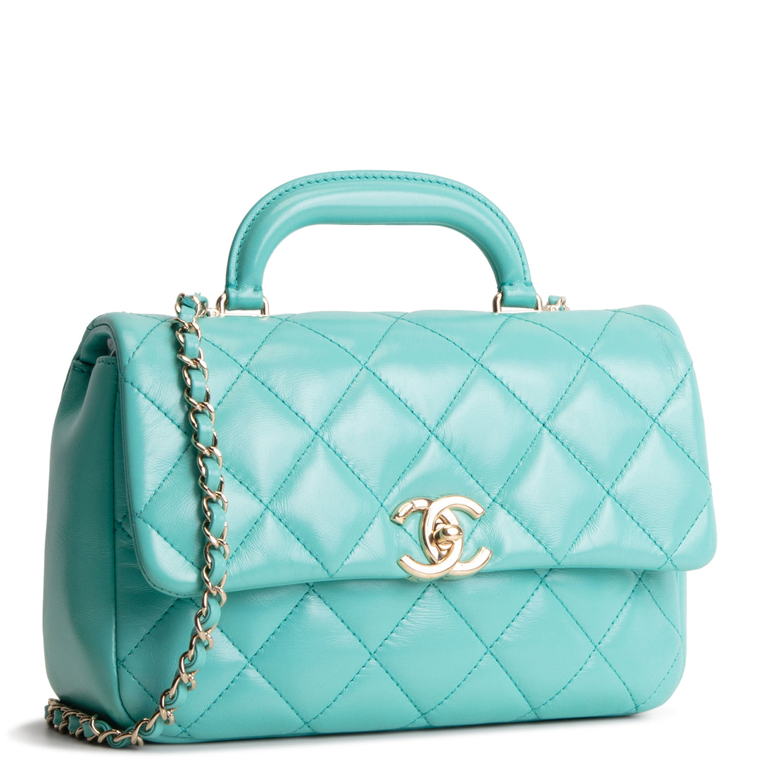 CHANEL Coco Trip Top Handle Flap Bag