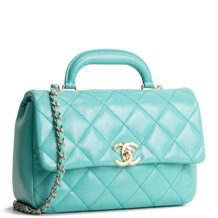 CHANEL Coco Trip Top Handle Flap Bag