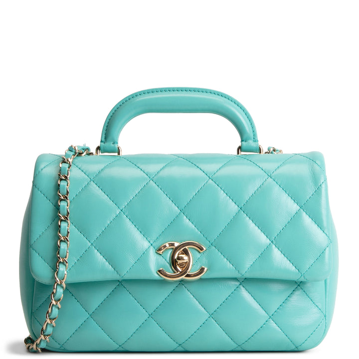CHANEL Coco Trip Top Handle Flap Bag