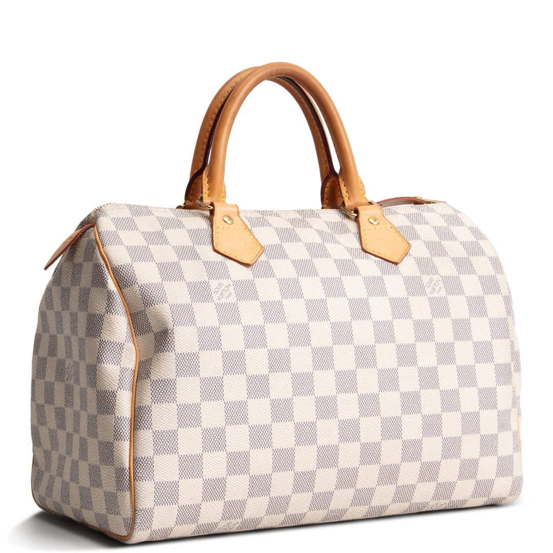 LOUIS VUITTON Speedy 30 Damier Azur OUTLET FINAL SALE