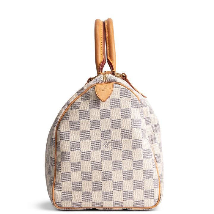 LOUIS VUITTON Speedy 30 Damier Azur OUTLET FINAL SALE
