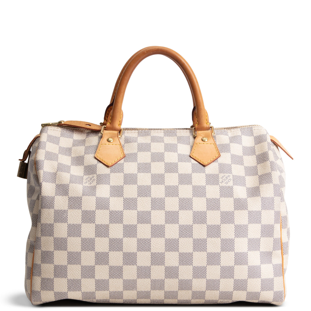 LOUIS VUITTON Speedy 30 Damier Azur OUTLET FINAL SALE