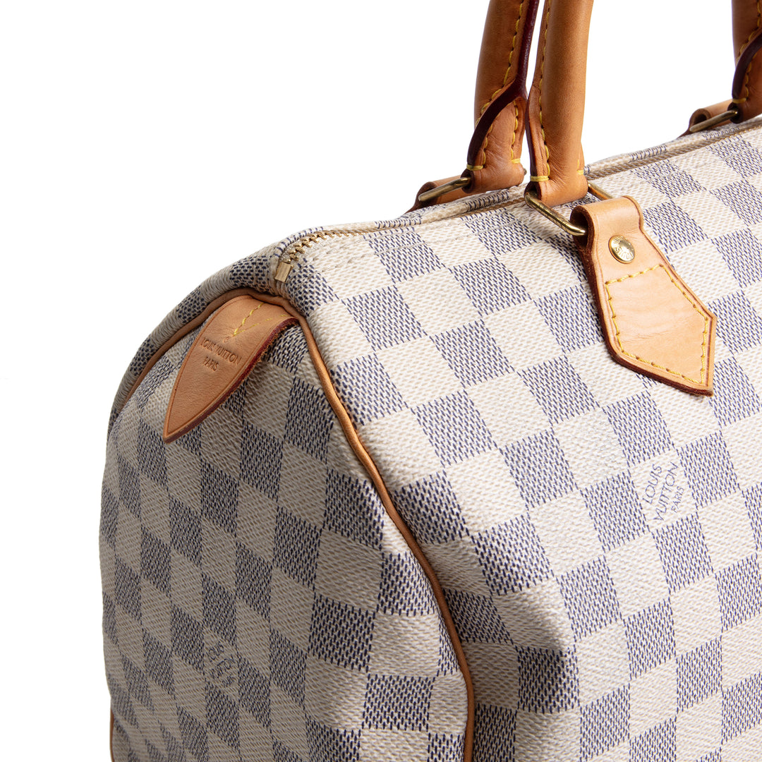 LOUIS VUITTON Speedy 30 Damier Azur OUTLET FINAL SALE
