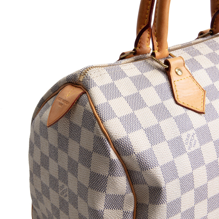 LOUIS VUITTON Speedy 30 Damier Azur OUTLET FINAL SALE