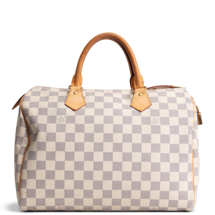 LOUIS VUITTON Speedy 30 Damier Azur OUTLET FINAL SALE