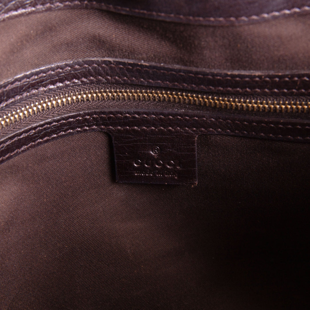 GUCCI GG Canvas Hasler Tote