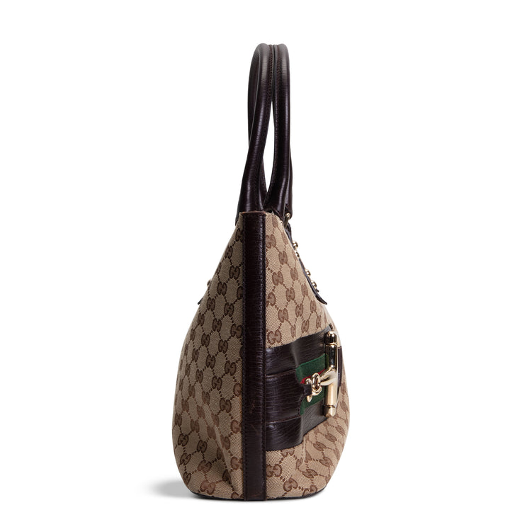 GUCCI GG Canvas Hasler Tote