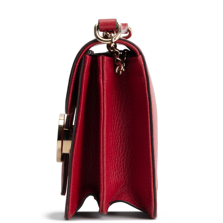 GUCCI Interlocking Dollar Crossbody - Red
