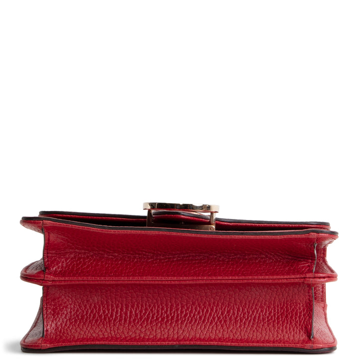 GUCCI Interlocking Dollar Crossbody - Red