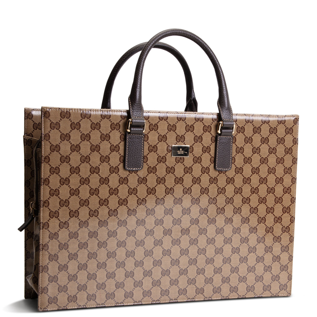 GUCCI GG Crystal Briefcase Tote - OUTLET FINAL SALE