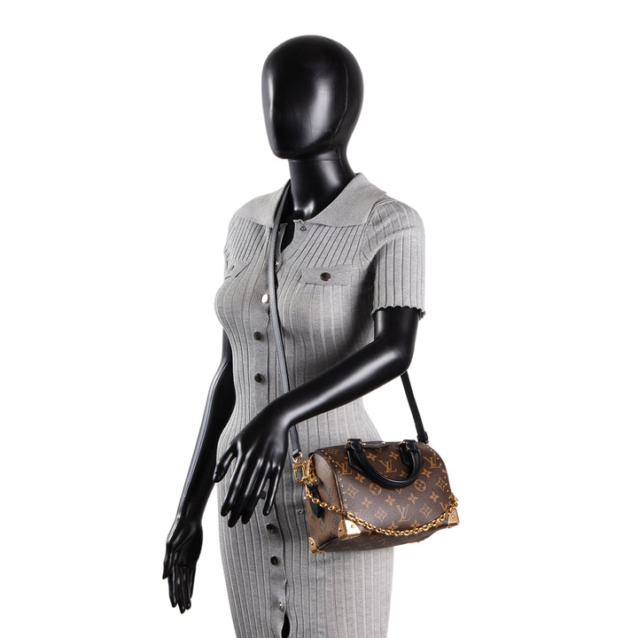 LOUIS VUITTON Speedy Trunk 20 Reverse Monogram