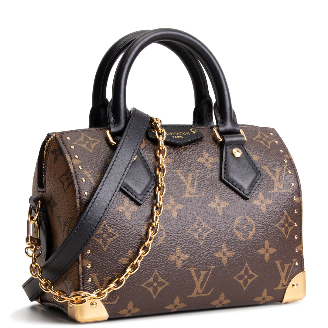 LOUIS VUITTON Speedy Trunk 20 Reverse Monogram