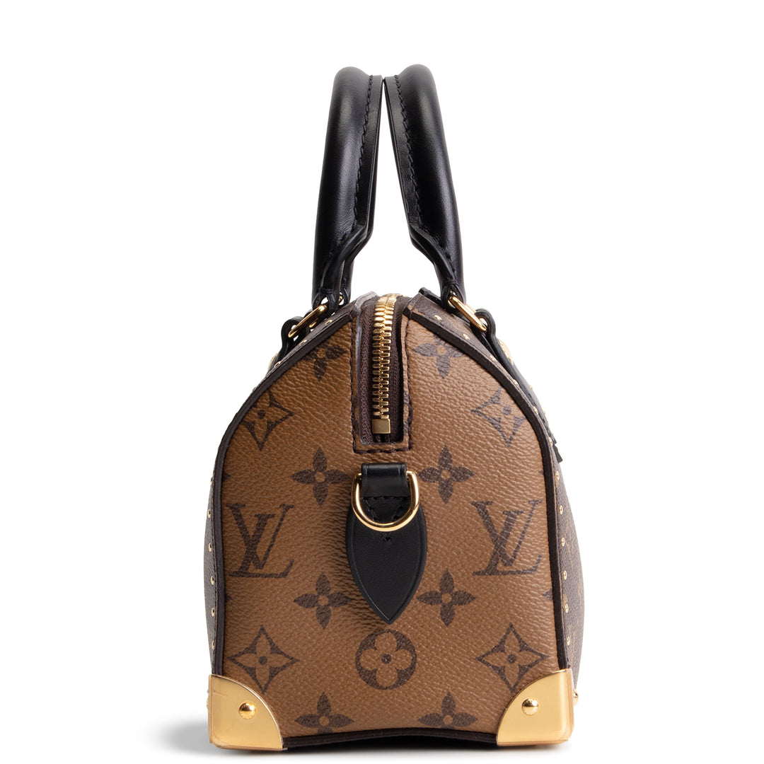 LOUIS VUITTON Speedy Trunk 20 Reverse Monogram