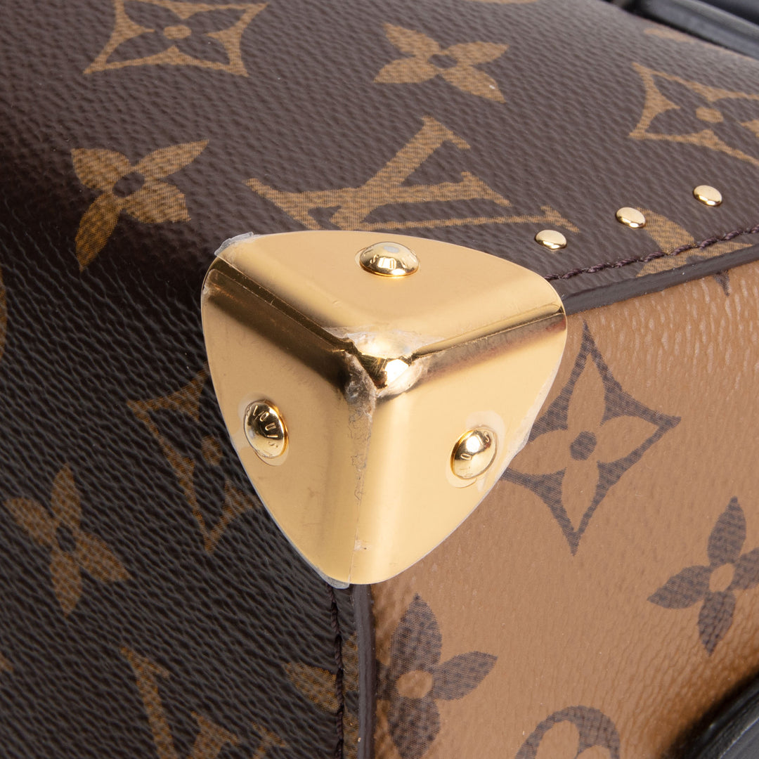 LOUIS VUITTON Speedy Trunk 20 Reverse Monogram