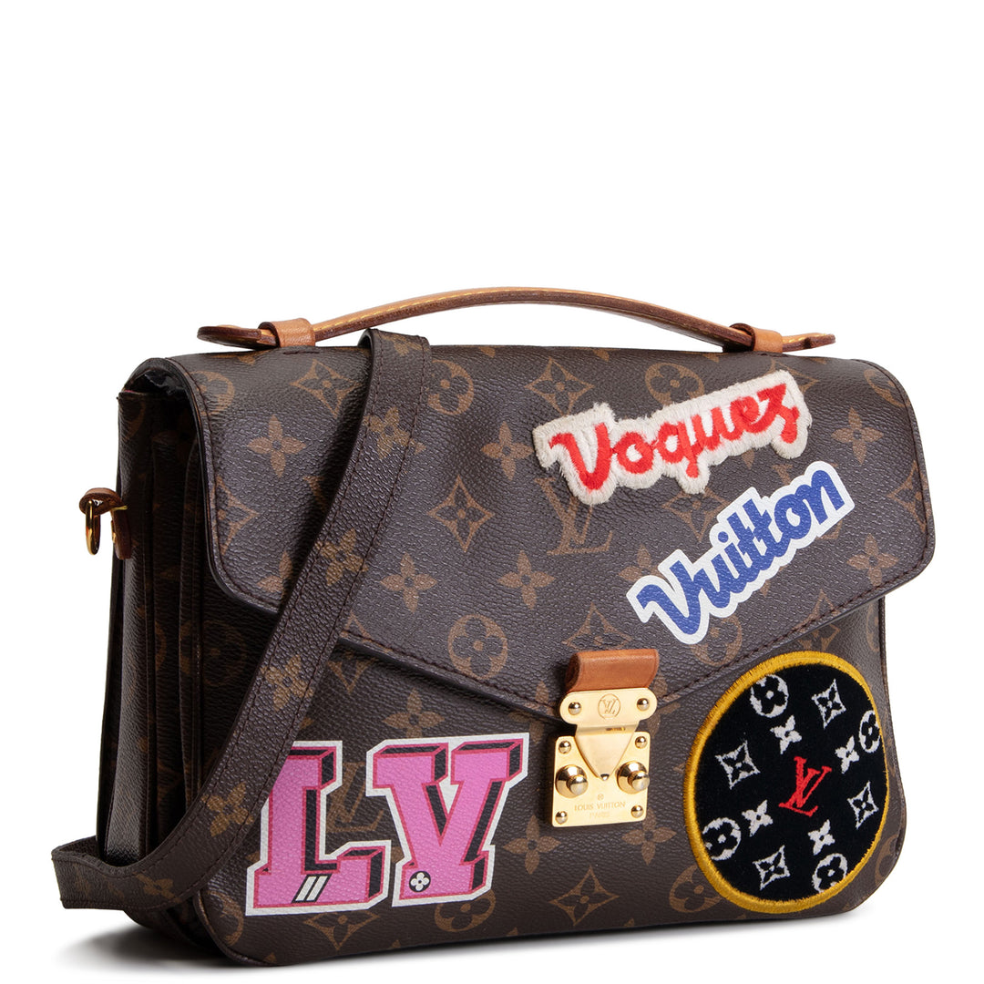 LOUIS VUITTON Monogram Pochette Metis Travel Patches OUTLET FINAL SALE