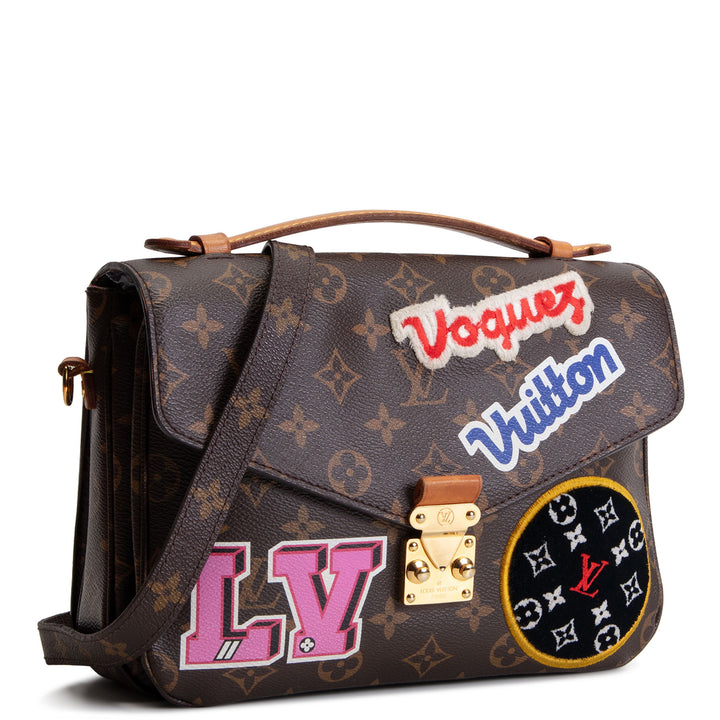 LOUIS VUITTON Monogram Pochette Metis Travel Patches OUTLET FINAL SALE