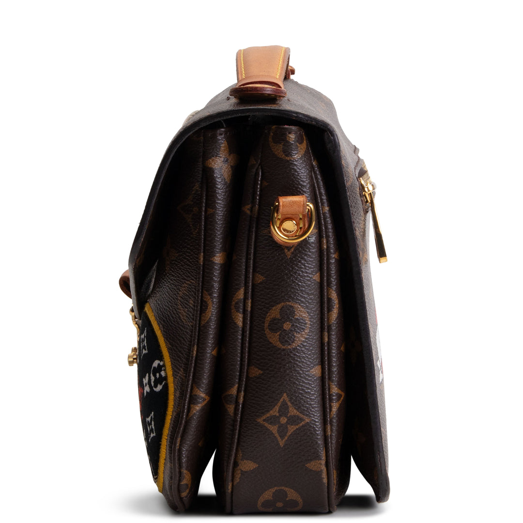 LOUIS VUITTON Monogram Pochette Metis Travel Patches OUTLET FINAL SALE