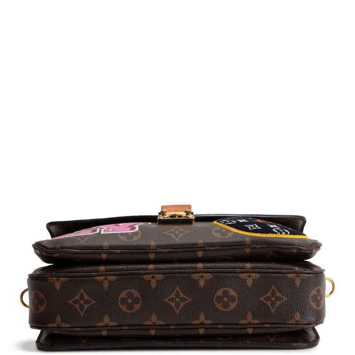 LOUIS VUITTON Monogram Pochette Metis Travel Patches OUTLET FINAL SALE