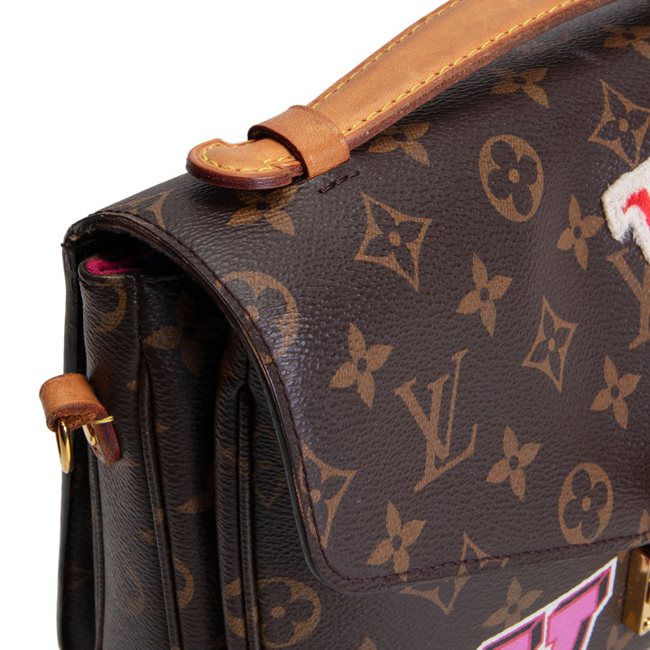 LOUIS VUITTON Monogram Pochette Metis Travel Patches OUTLET FINAL SALE