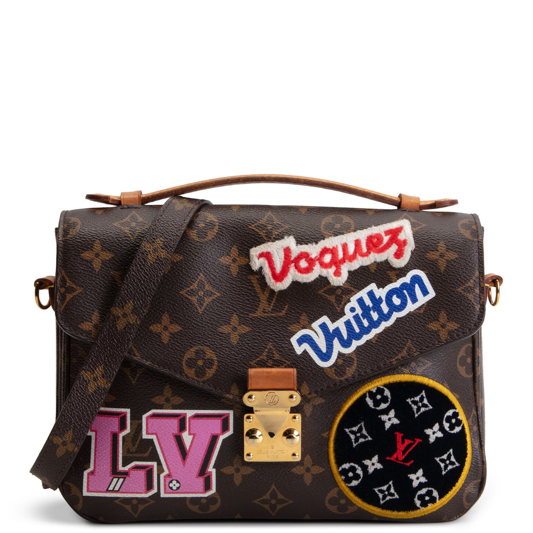 LOUIS VUITTON Monogram Pochette Metis Travel Patches OUTLET FINAL SALE