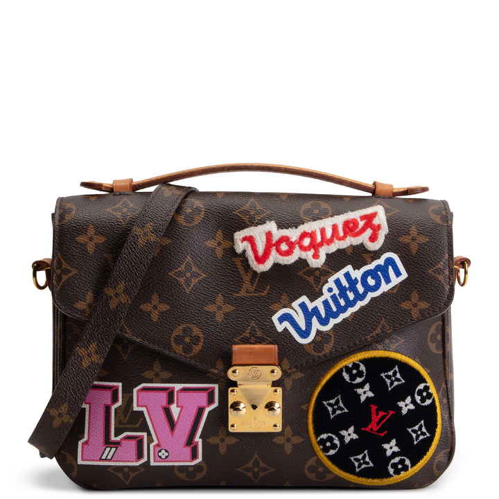LOUIS VUITTON Monogram Pochette Metis Travel Patches OUTLET FINAL SALE
