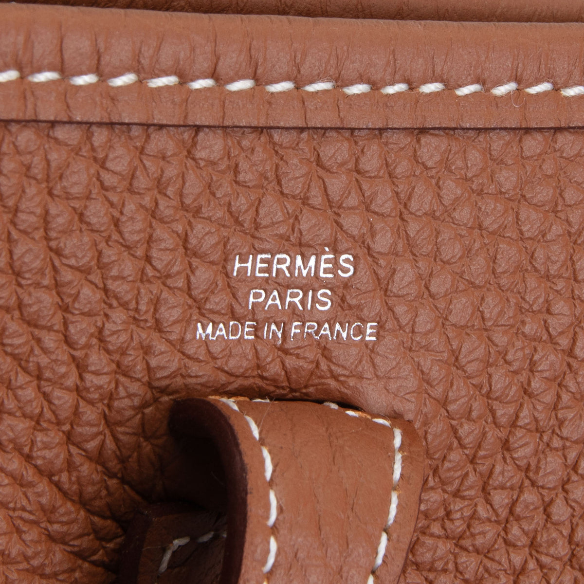 HERMES Evelyne TPM Clemence - Gold w/ Gold Hardware
