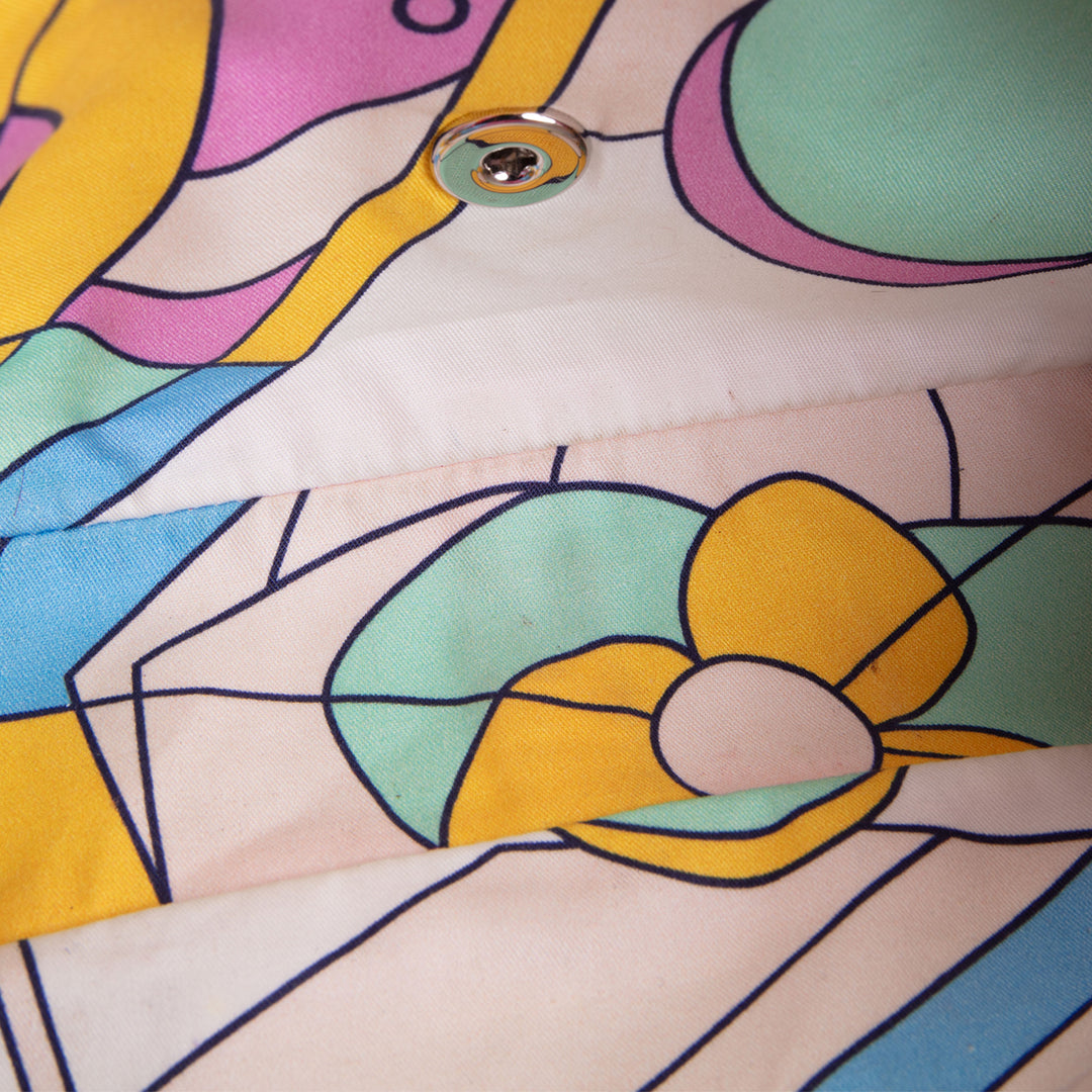 CHANEL Quilted Terry Cloth CoCo Beach Medium - Neon Pink OUTLET FINAL SALE
