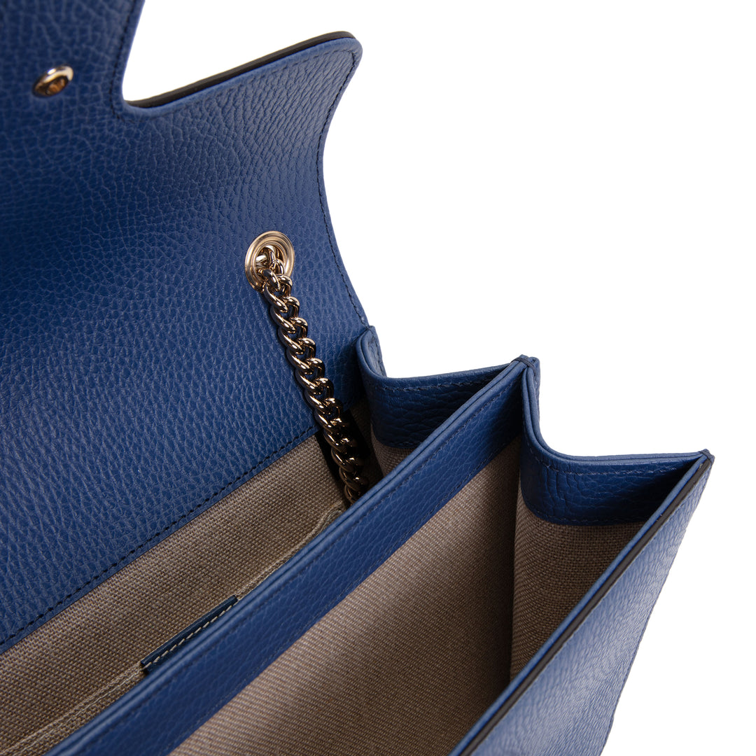GUCCI Interlocking Dollar Crossbody - Blue